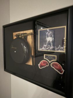 Mohammad Ali vs Sonny Liston 2 Signed Bell