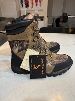 RunFun Camo Hunting Boots with Tags