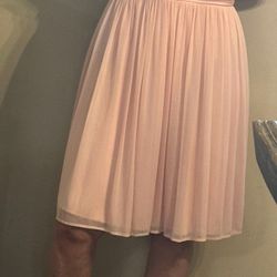 Women's  XL Pink chiffon dress 