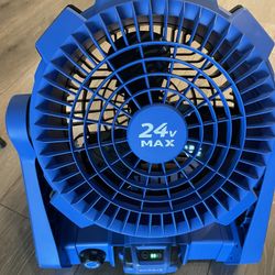 Kobalt 24V Fan W/ Battery 