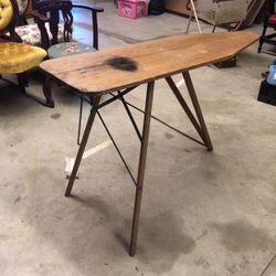 Antique Wooden Ironing Board