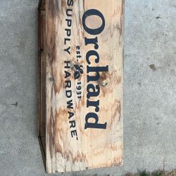 Old Wood Box From Orchard Supply 