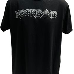 Rock Band Vintage Video game Black T-Shirt  Size XL