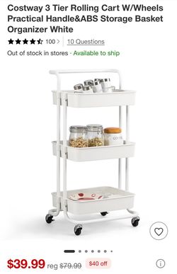 Rolling Storage Cart
