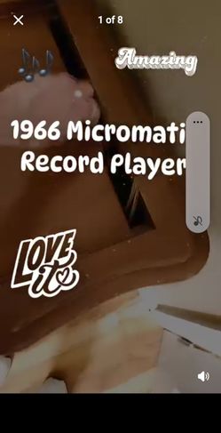 1966 Micromatic Record Player
