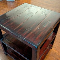 Wood End Table 