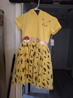 Pokémon Kids Hoodie Dress New!!