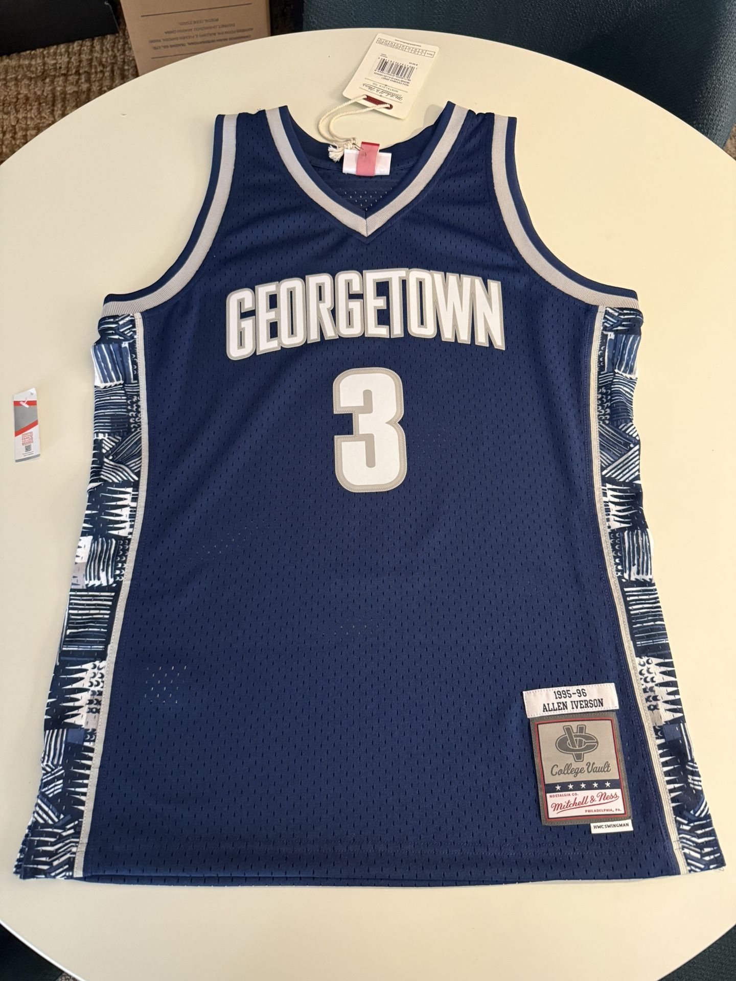 2 New Jerseys For $50 — $300 Value size M Medium Allen Iverson Sidney Moncrief