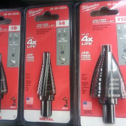 Jam Free Drill Bits #9 #4 #12