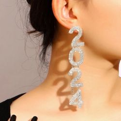 Ms. 2024 Rhinestone Earrings 