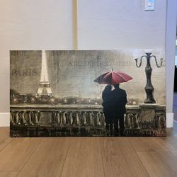 54x30 EXTRA LARGE - PARIS Eiffel Tower Canvas Wall Art from Kirklands- French Artwork 