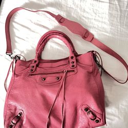 AUTHENTIC Balenciaga Pink Leather Bag