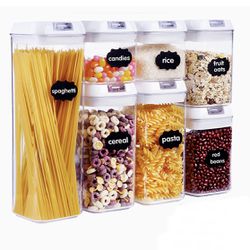 7 Pieces Air Tight Food Storage Containers - BPA Free