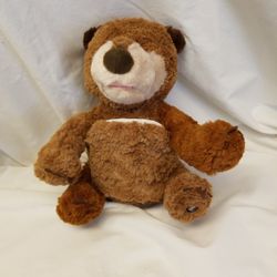 Stuffed Brown Bear With Storybook Belly