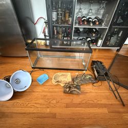 20 Gallon Tank W/ Accessories 🐍🐢🦎 
