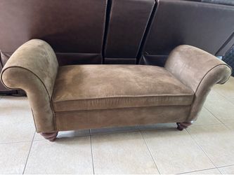 Kevin Charles Bed-end Upholstered Microfiber with flared arms