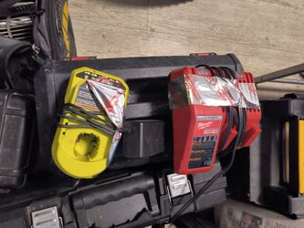 Ryobi charger and Milwaukee charger