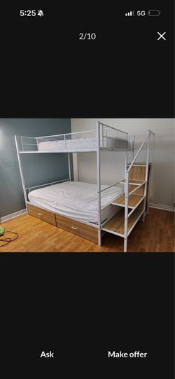 Twin over Full bunkbed
