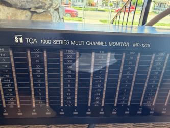 TOA 1000 series multi channel monitor MP -1216
