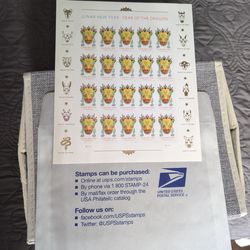 US Stamps: Lunar New Year: Year Of The Dragon