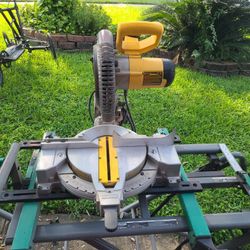Dewalt Miter Saw With Hitachi Stand