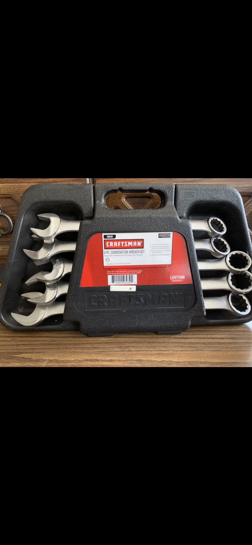 Craftsman 5-pc Combination Wrench Set Inch