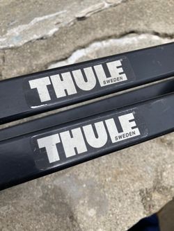 Thule wheel on bike rack mounts