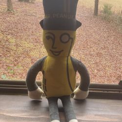 Vintage Mr Peanut Stuffed Toy