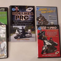 Ride Like A Pro Instructional Motorcycle 4 Dvd And 1 Book Collection 