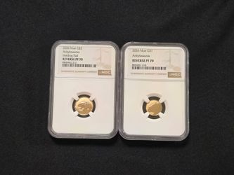 🔥 2026 Niue Ankylosaurus Gold 3g Total – NGC Reverse PF70 – G$2 + G$1 – 22K Gold 🦖