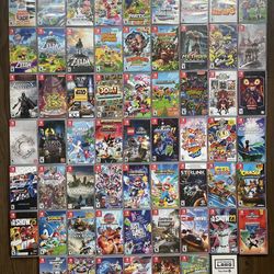 LARGE NINTENDO SWITCH (GAMES)