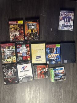 PlayStation 2/3 Games Lot Bundle As Is Mixed Selection Of Video games