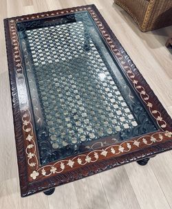 Coffee Table - Wood And Iron - India / Morrocco