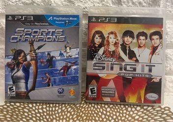 PS3 Games Bundle – Sports Champions & Disney Sing It