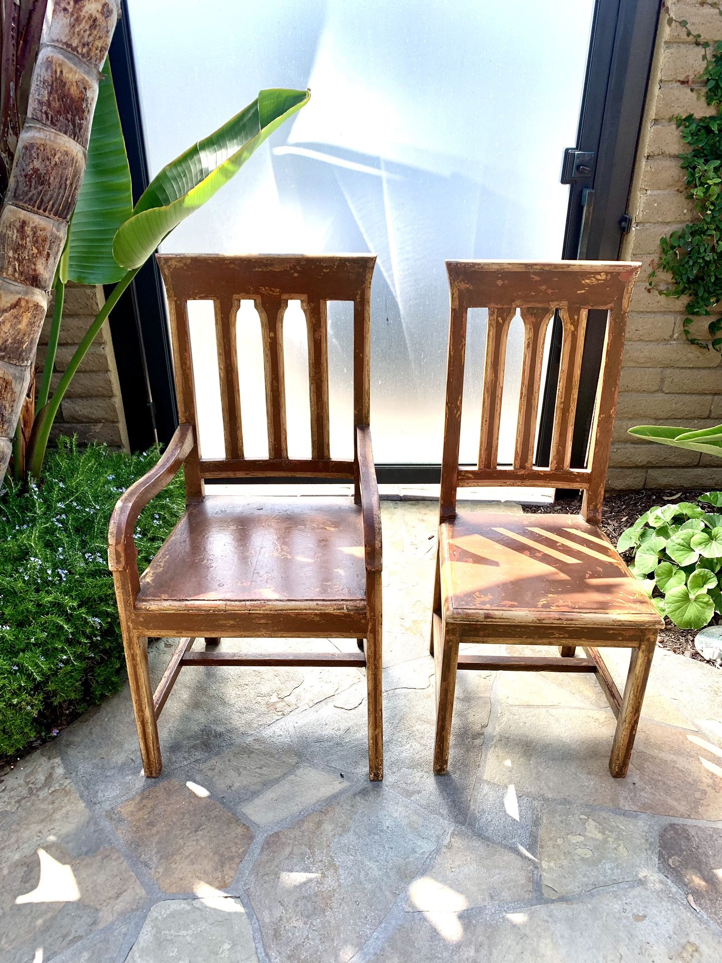 Solid Brazilian Wood Chairs - Set Of 8