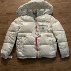 White Moncler Puffer