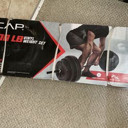 100lbs Vinyl Weight Set