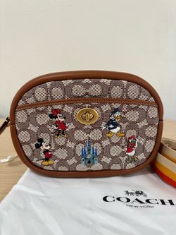 Coach Disney X Camera Crossbody Bag Walt Disney World 50th Anniversary