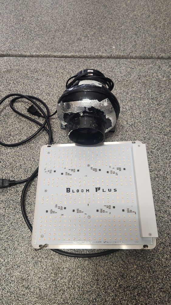 Grow Light & Inline Fan