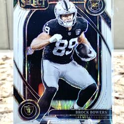 Brock Bowers /199 Club Level Panini Select Rookie