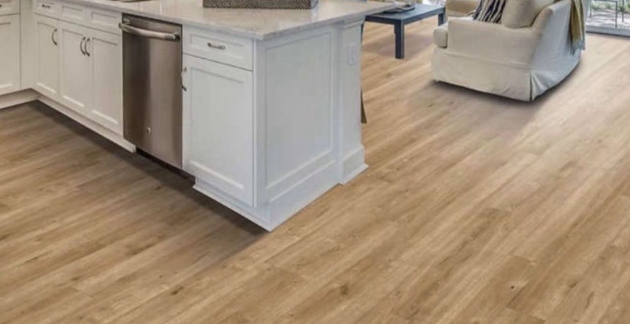 Charleston Oak Mohawk Home 6MM Thick x 7.5in x 48in 20 mil Waterproof Luxury Vinyl Plank Flooring (19.8 sq ft/ctn)