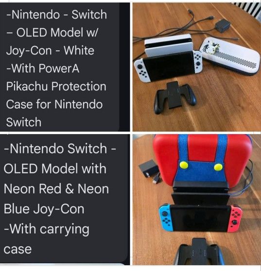 Nintendo Switch Oled and Pokémon Brilliant Diamond Game