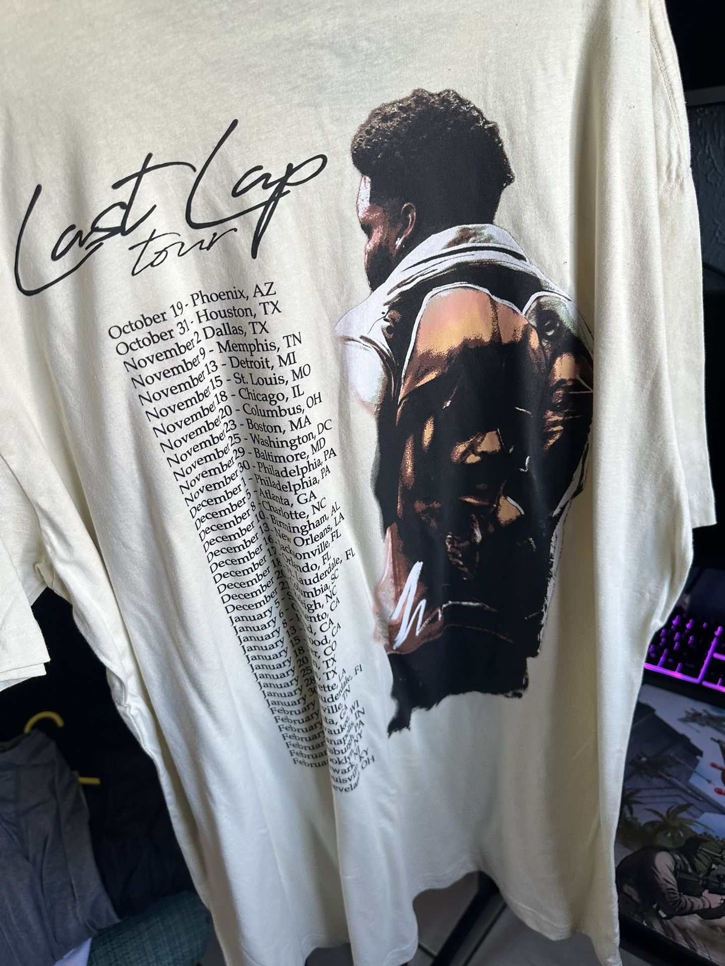 Rod wave last lap t shirt 2xl