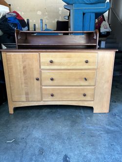 Dresser With Desktop