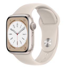 Apple Watch Series 8 41mm,32 GB,Starlight Aluminum Starlight M/L