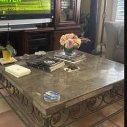  2 Coffee Table marble And  One Night Table Living Room $450. Or Best Offer 
