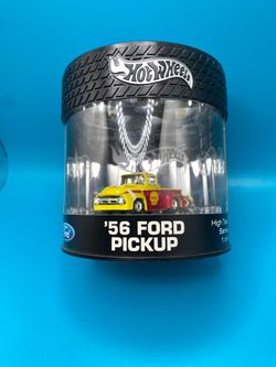 (NEW) 2003 Hot Wheels Oil Can 1956 Ford Pickup '56 Shell High Test Series 1/4 Yellow LE 4145/7000 Perfect Birthday Gift Idea for Fans and Collectors
