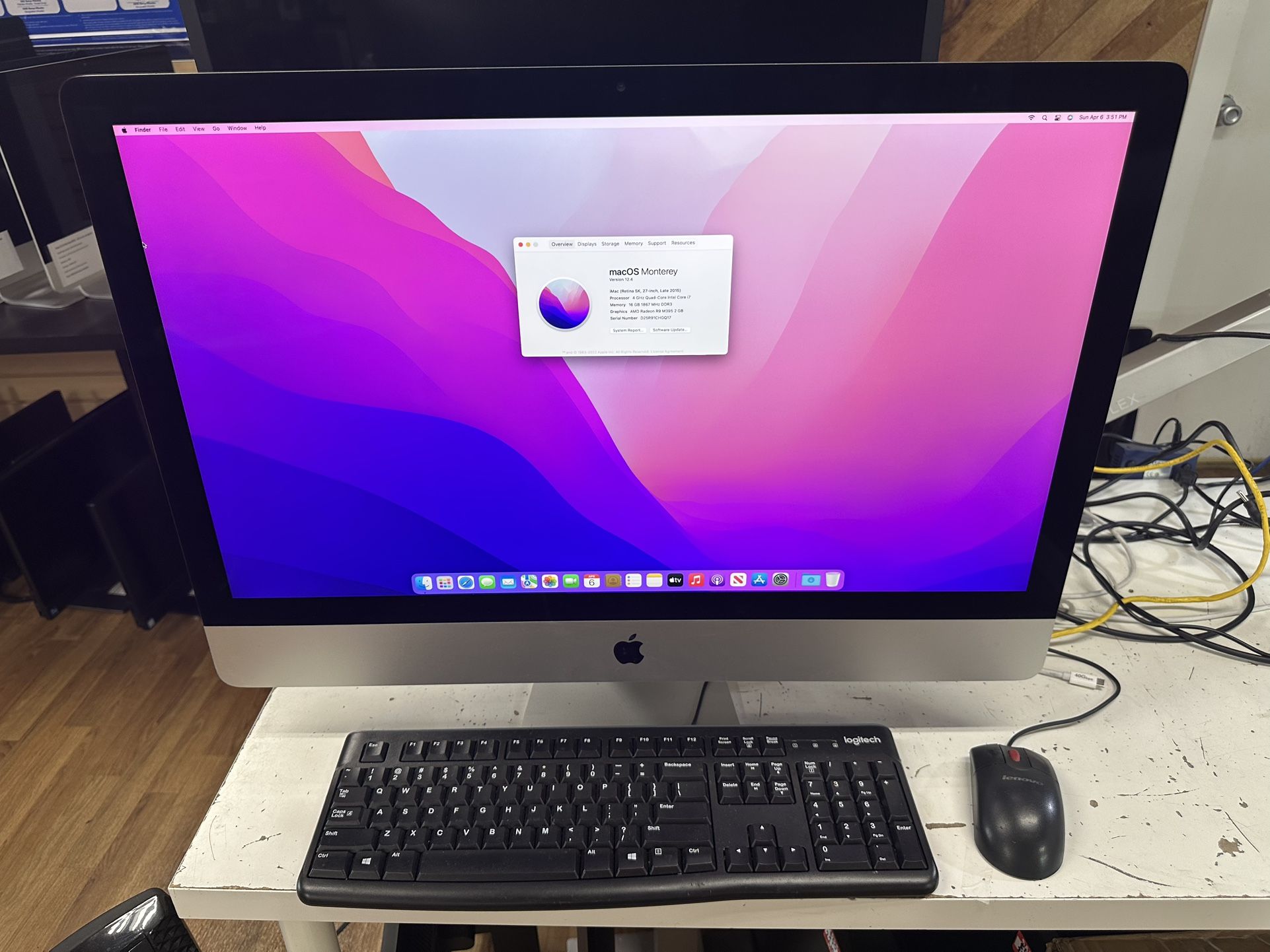 Imac Retina 5K 27 inch Late 2015 core i7 16GB RAM 512GB SSD - All in one computer