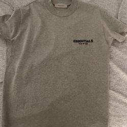 Men’s XS Fear Of God Essentials T Shirt - Dark Oatmeal