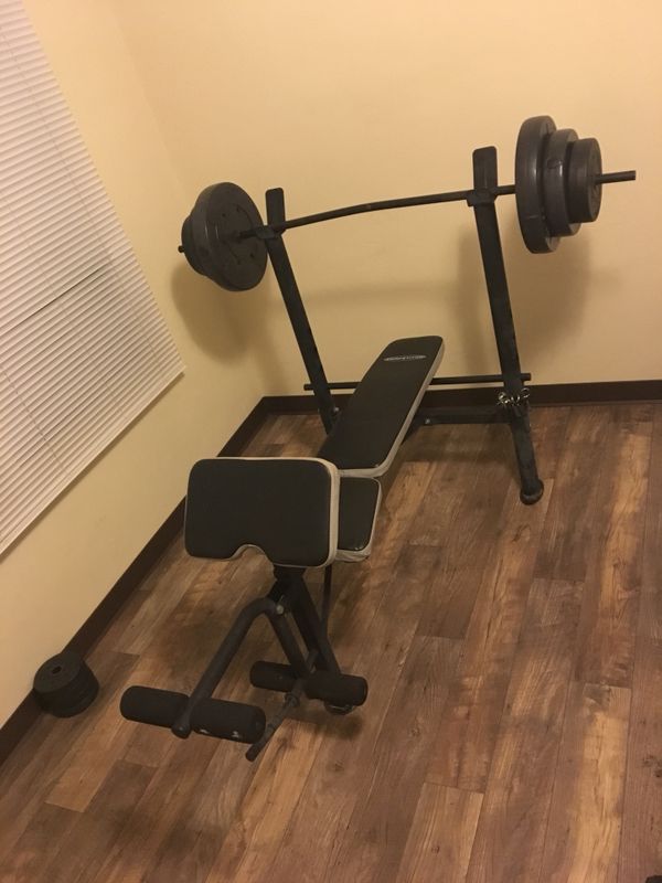 Cheap Bench Press With Weights And Bar For Sale In Bonny Doon Ca